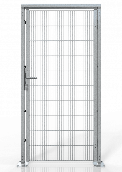 Drehtür für Kellertrennwand ECONFENCE® BASIC LINE ZINK BT01-WB 800x2000MM